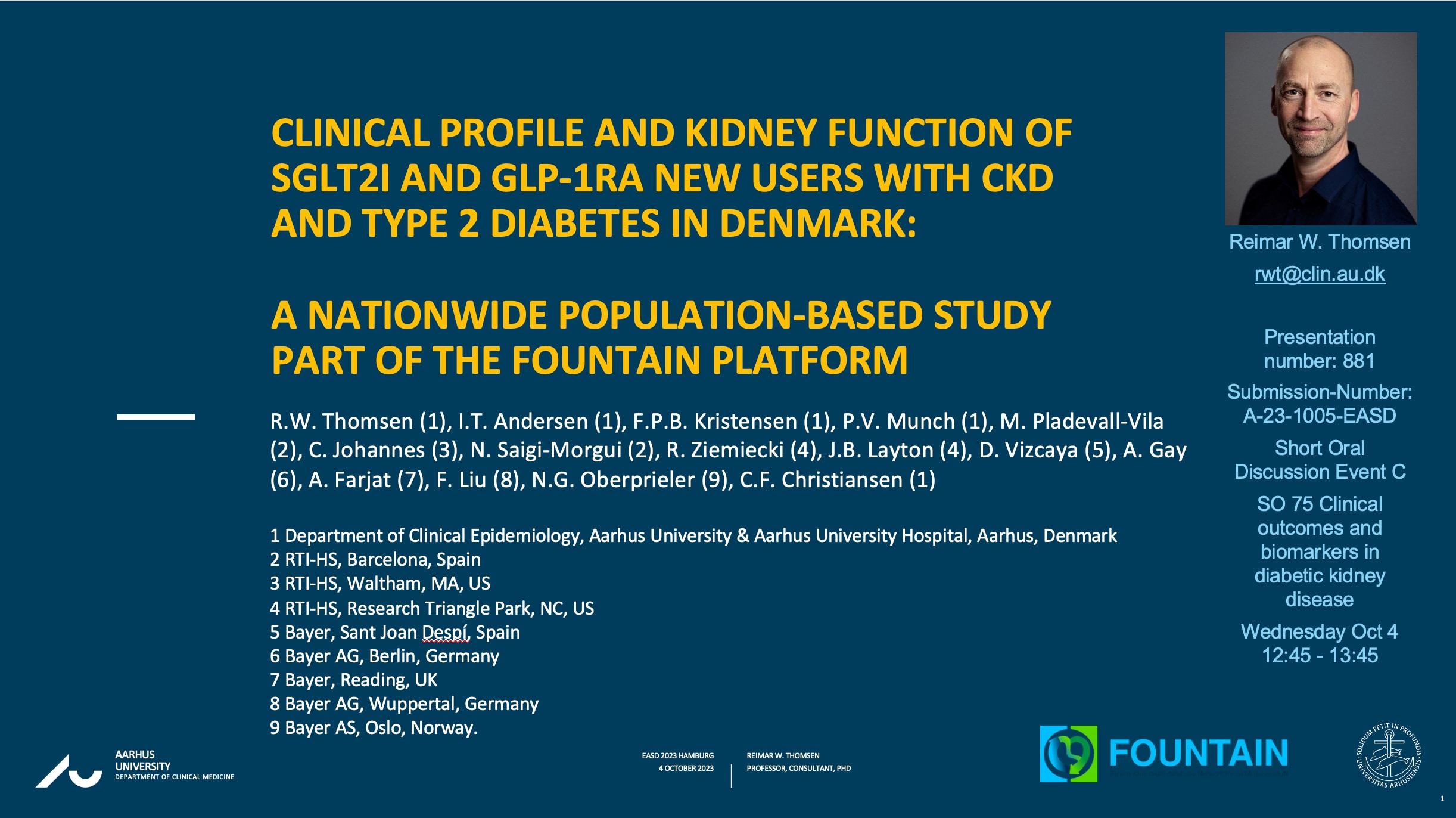 Clinical profile and kidney function of SGLT2I and GLP-1RA new users with CKD and type 2 diabetes in Denmark