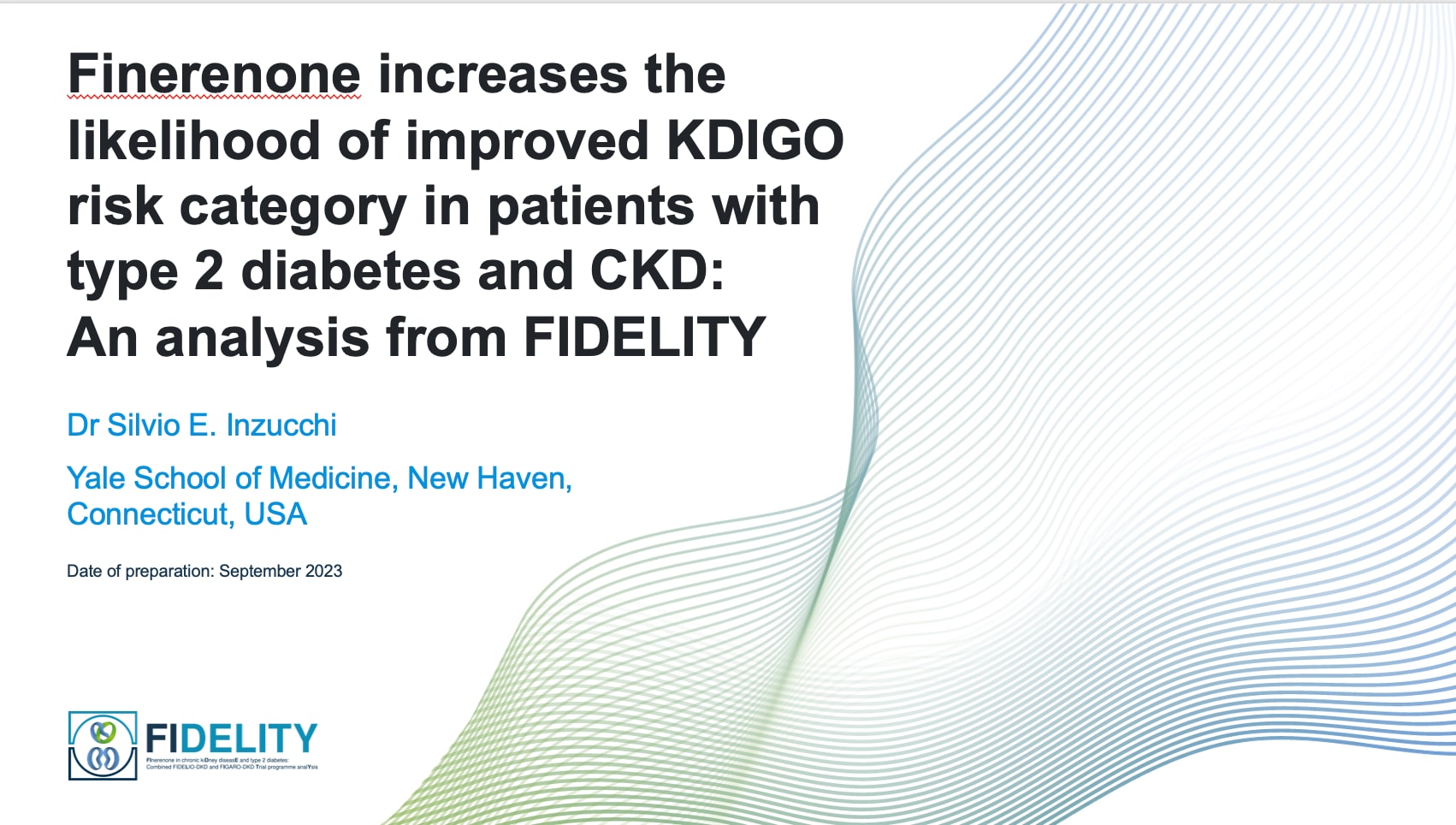 Finerenone increases the likelihood of improved KDIGO risk category in patients with type 2 diabetes and CKD: An analysis from FIDELITY