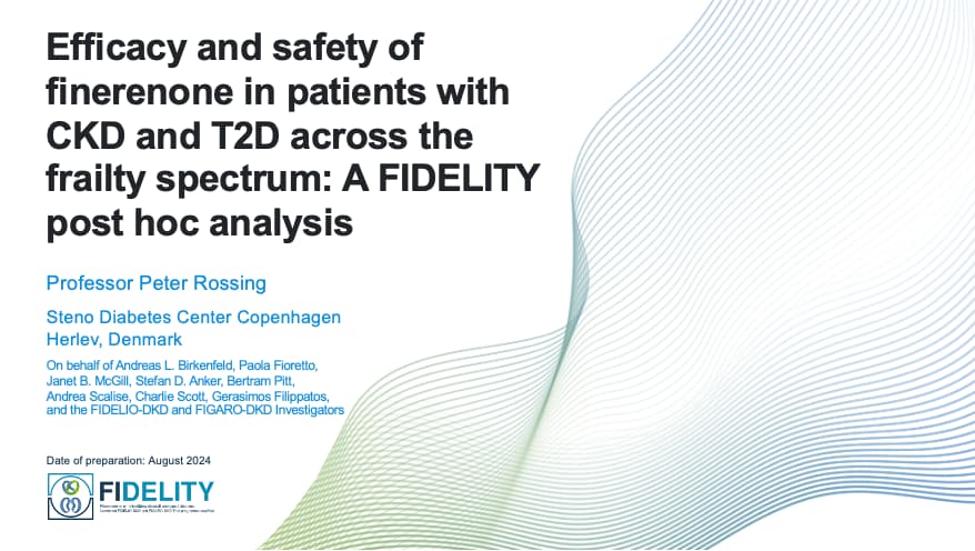 Efficacy and Safety of Finerenone in Patients with CKD and T2D Across the Frailty Spectrum