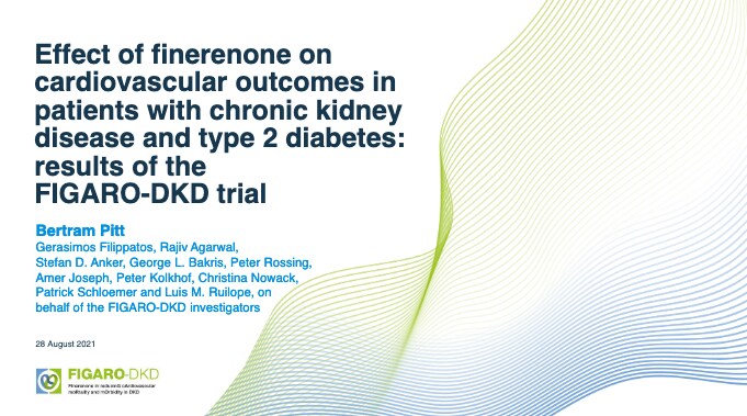 ESC 2021 - Pitt - FIGARO - DKD Patient Trial Outcomes